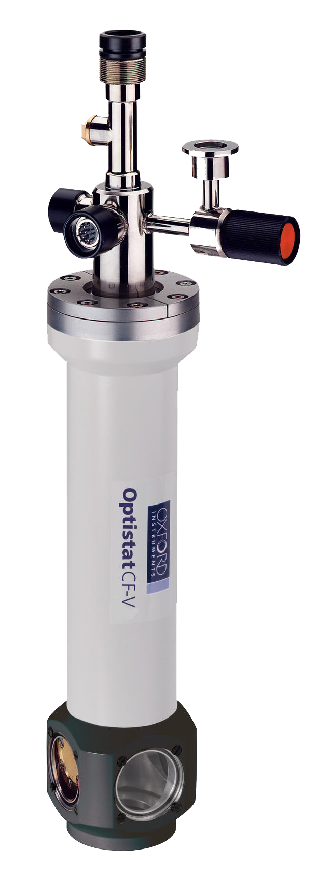 OptistatCF-V - Spectroscopy, cryostats, wet cryostats and sample-in-vaccuum for low temperature research and cryogenics